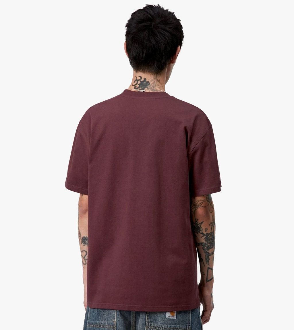 Red S/S AMERICAN SCRIPT T-SHIRT