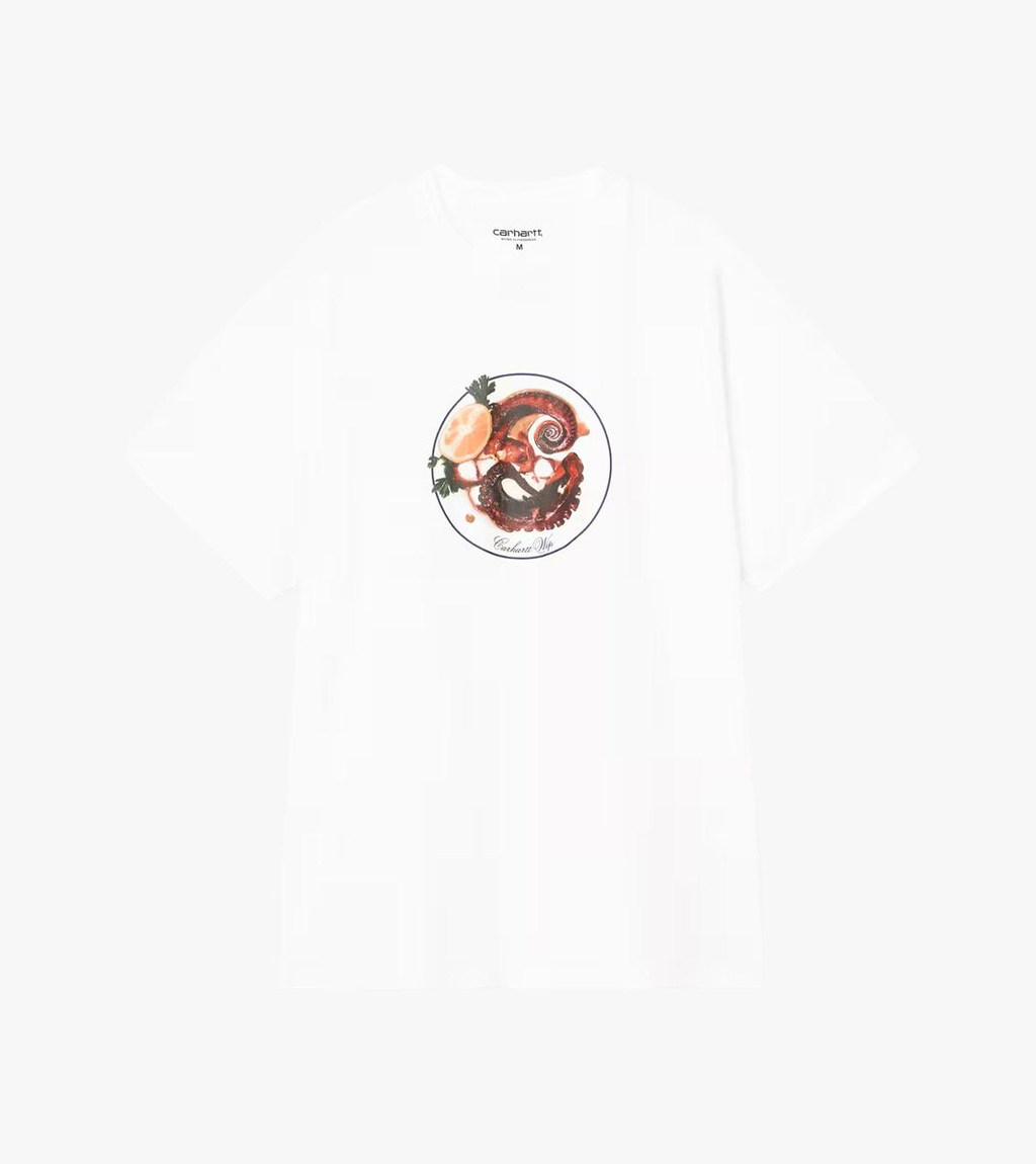 Valkoinen S/S OCTOPUS T-SHIRT