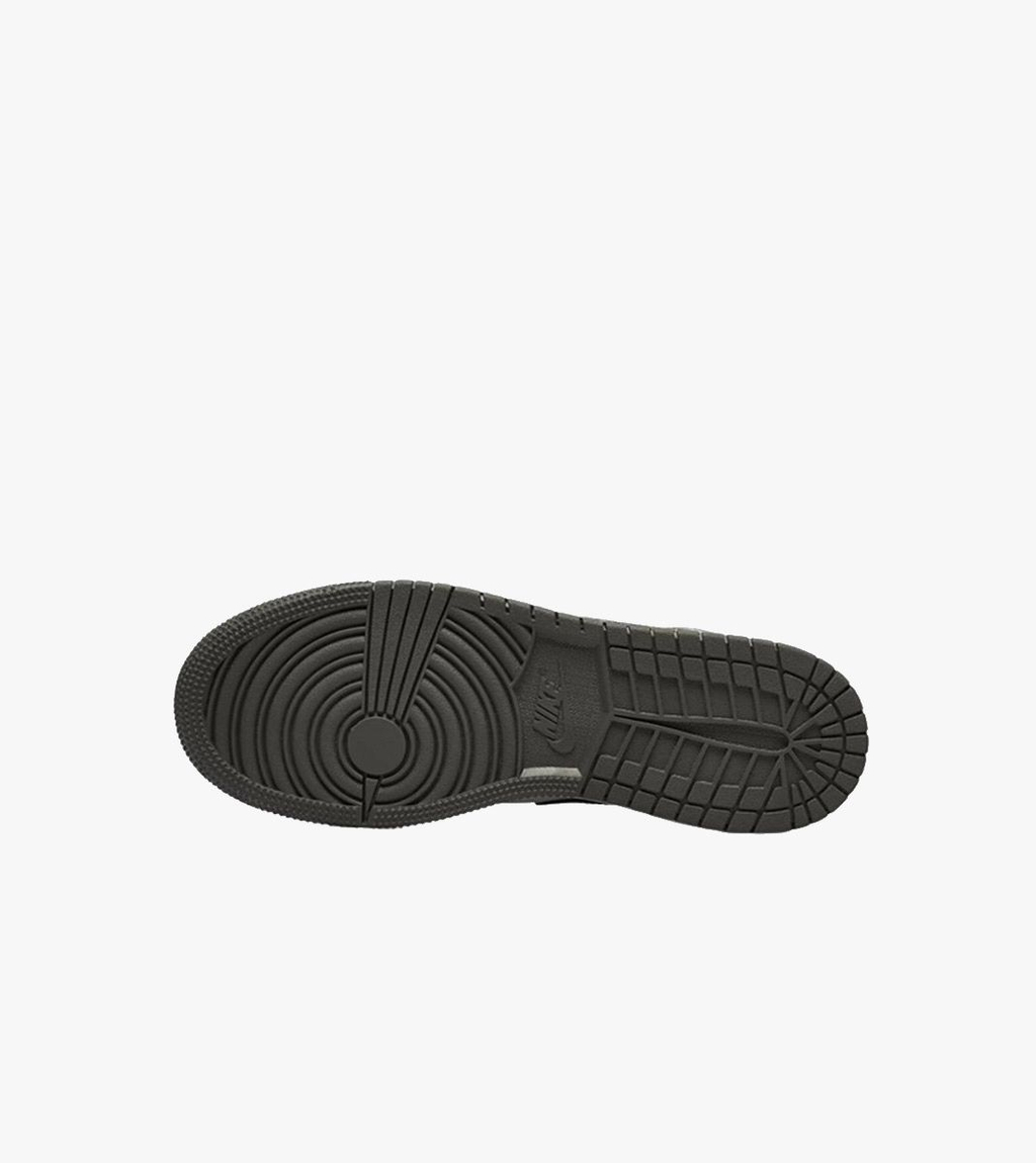 Black AIR JORDAN 1 MID GS