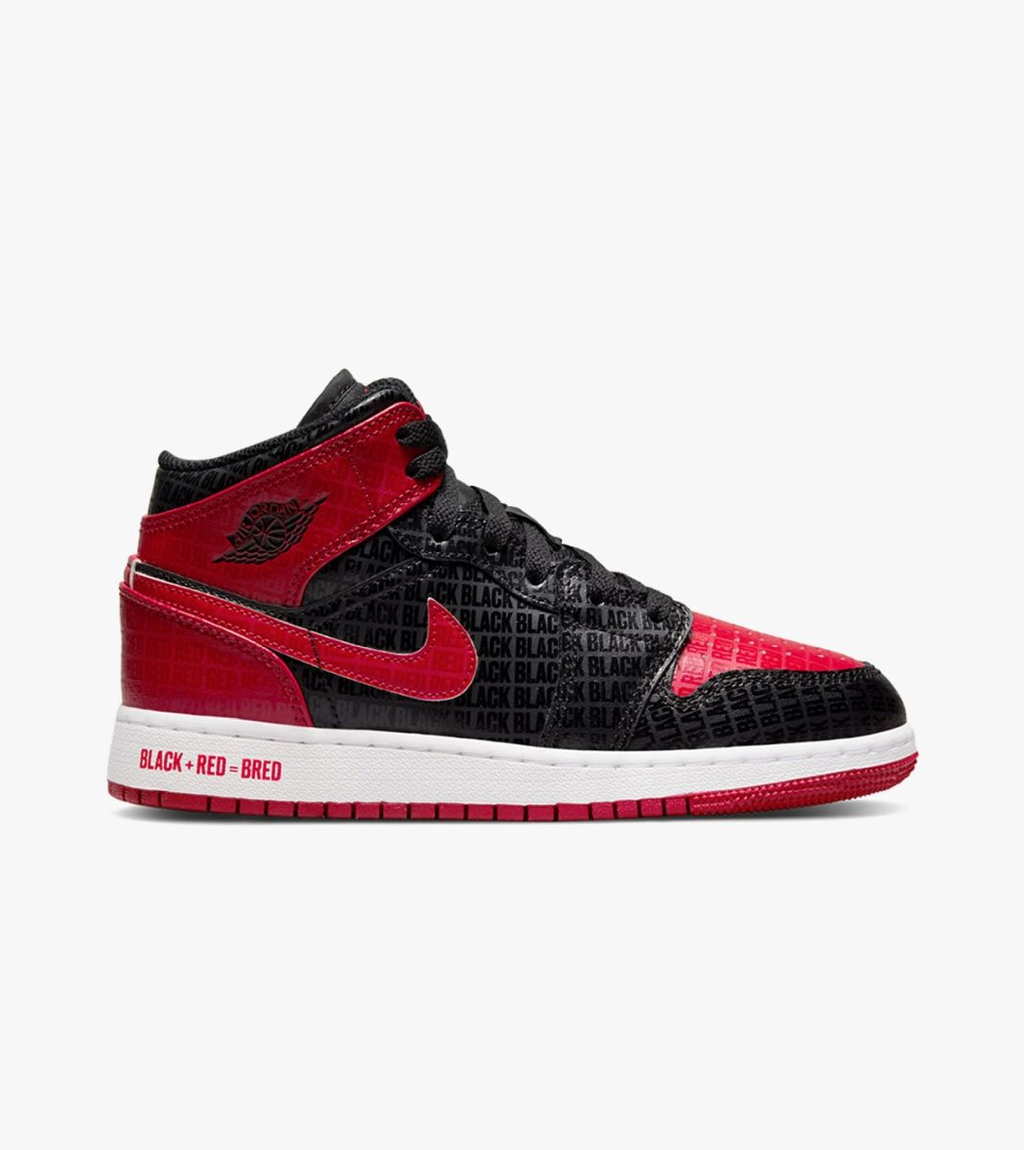 スニーカー NIKE AIR JORDAN 1 MID SS 1/6発売｜Nike GS Air Jordan 1 Mid SS 