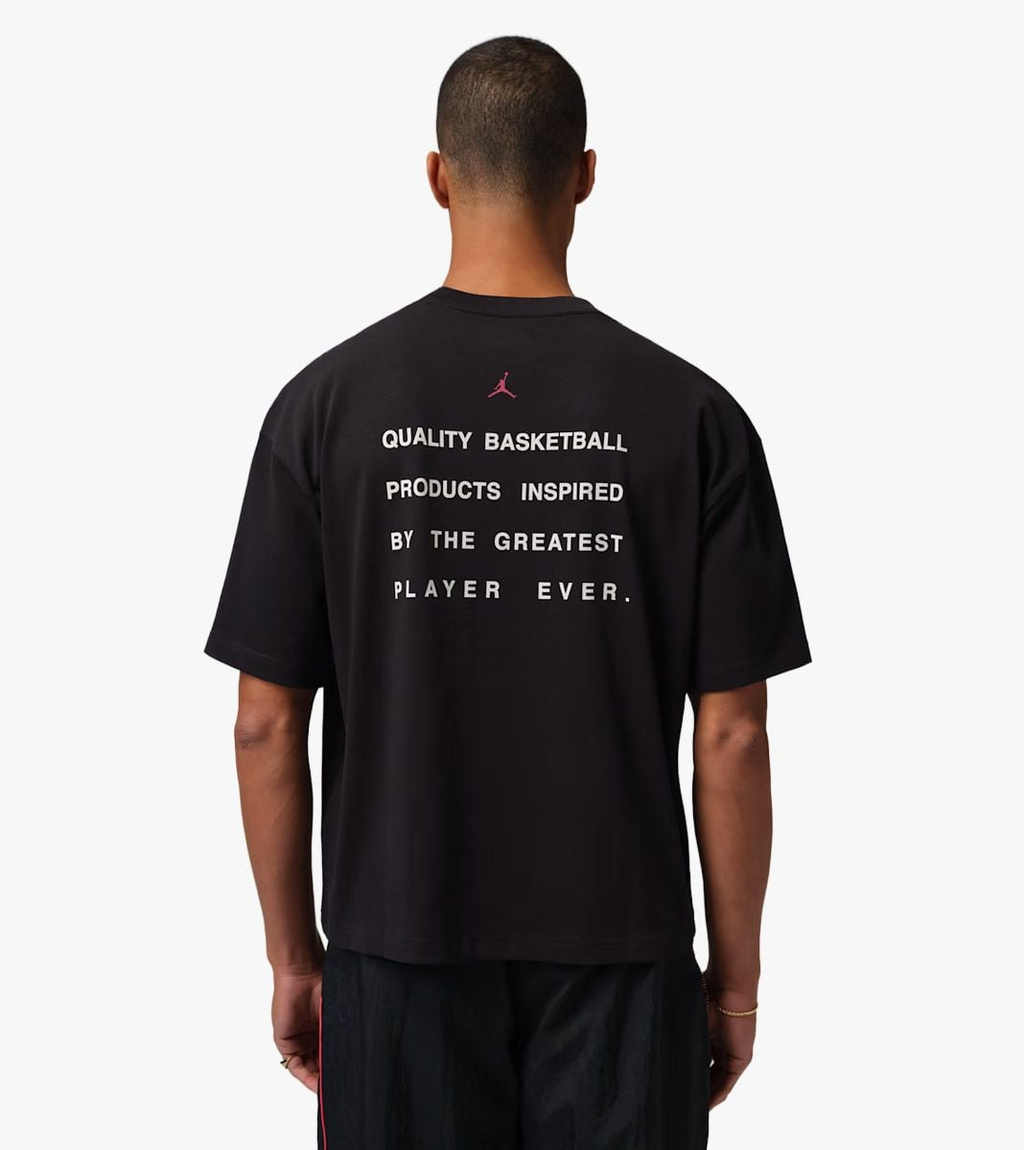 Musta M J FLT SCRIPT BOXY SS CREW