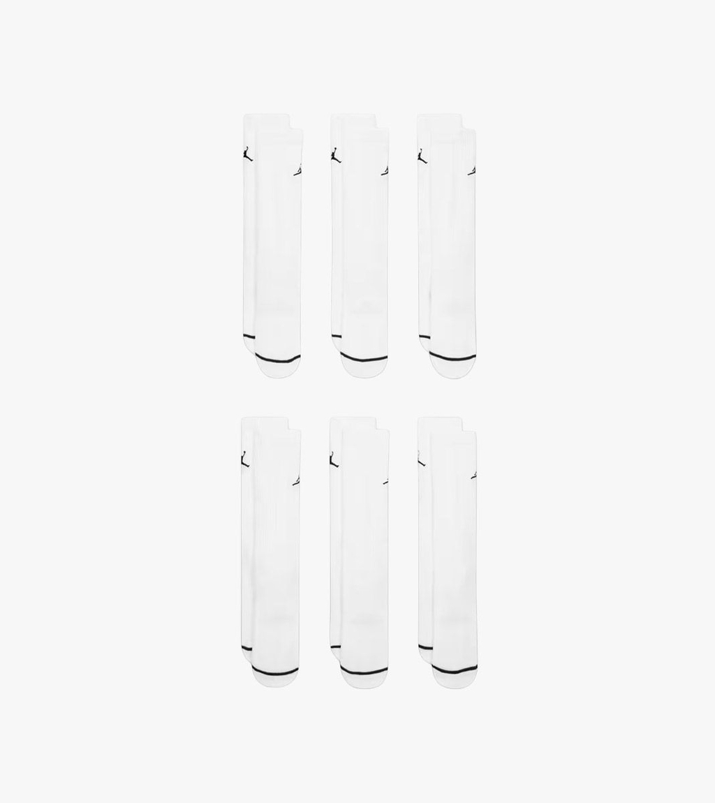 White U J ED ELVD CREW 6PR - 144