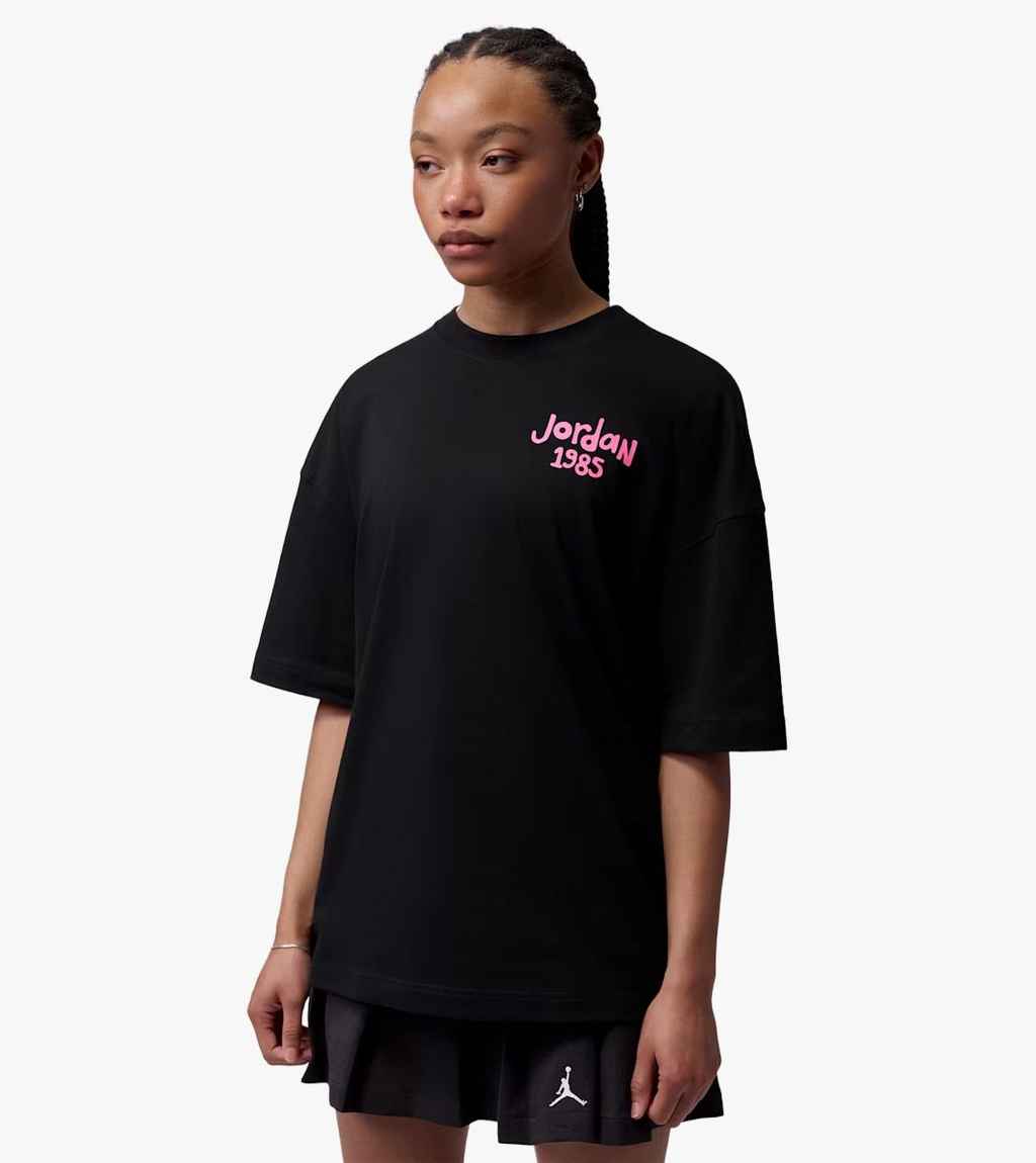Melna W J BBALL FLWR LGF TEE