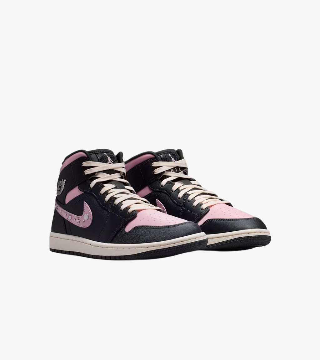 Juoda Wmns air jordan 1 mid se