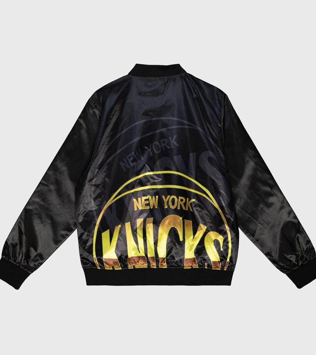 MITCHELL & NESS NEW YORK KNICKS BIG FACE 4.0 SATIN JACKET