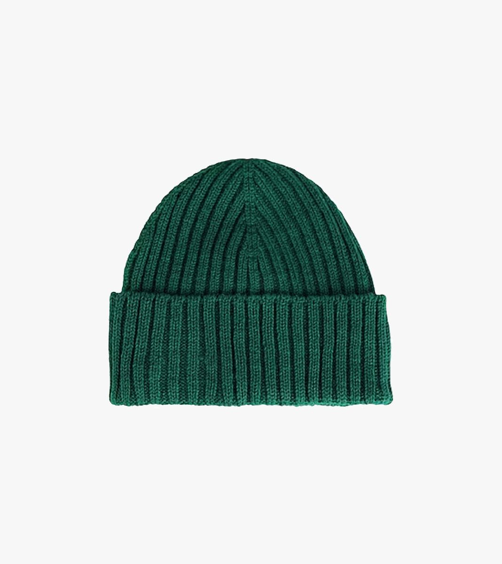 Roheline Ne rib short cuff beanie