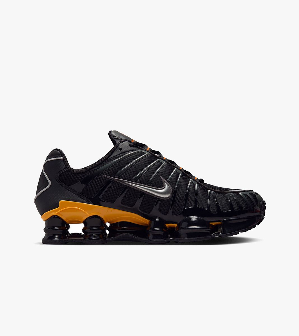 靴 NIKE SHOX TL Nike Shox TL Men's Shoes Black-Metallic Hematite-Max Orange