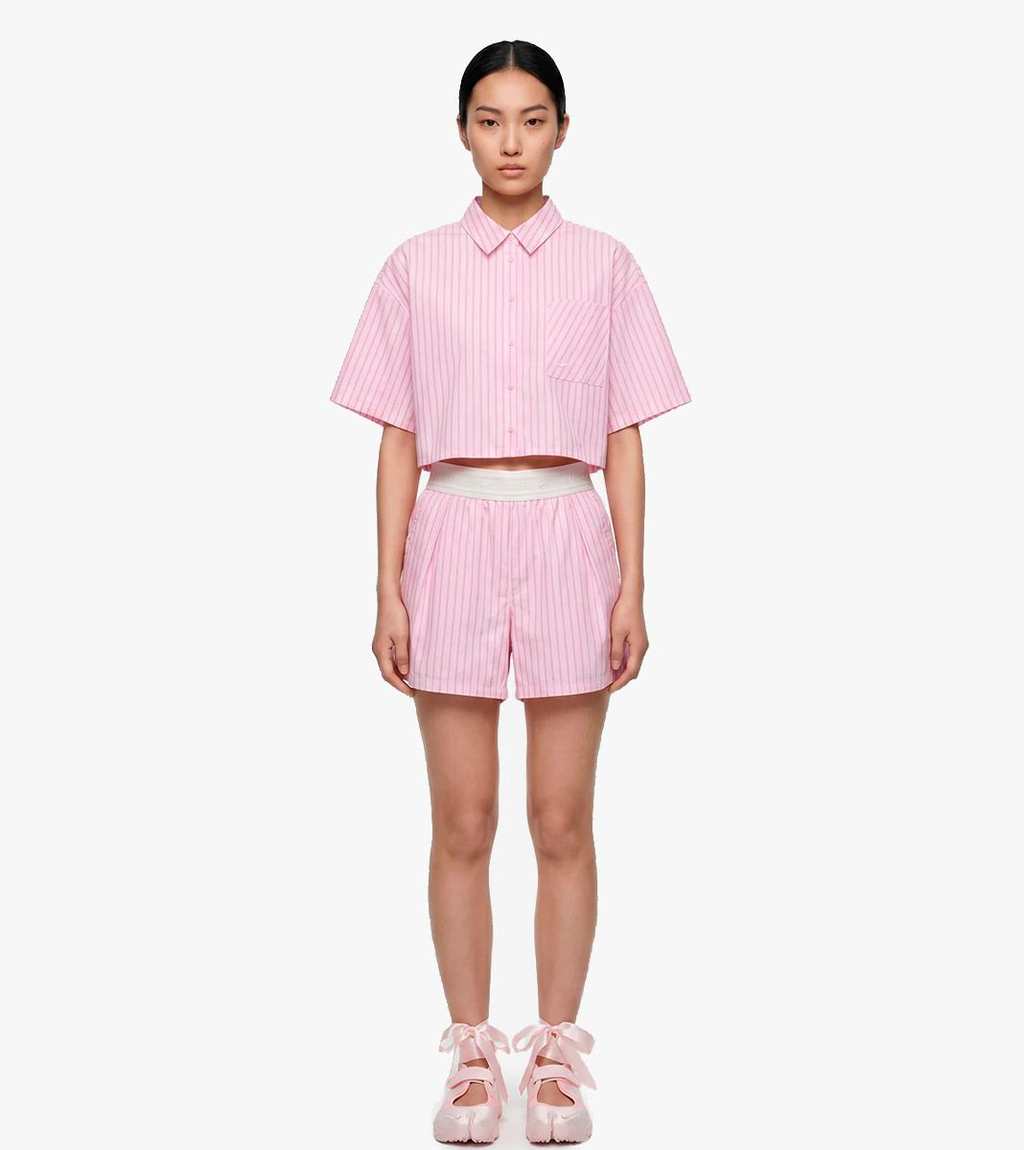 Pink W NSW OFFLN WVN PPLN STRP SS