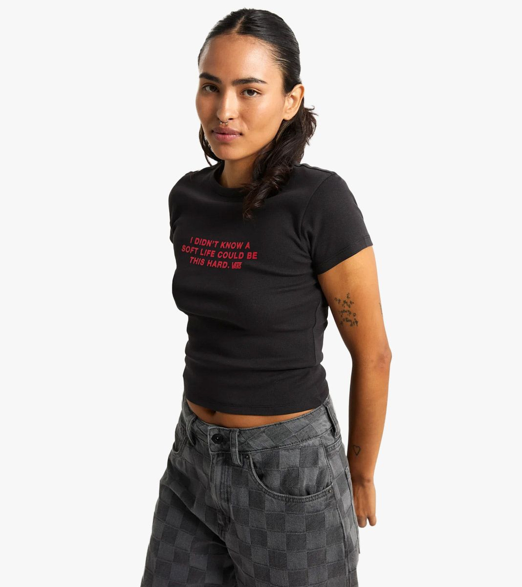 Melna SOFT LIFE BABY TEE