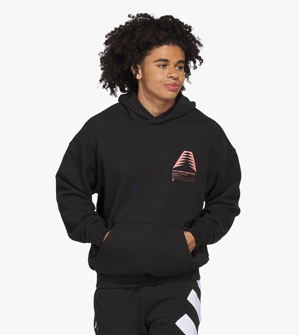 Musta ANTED GFX HOODY