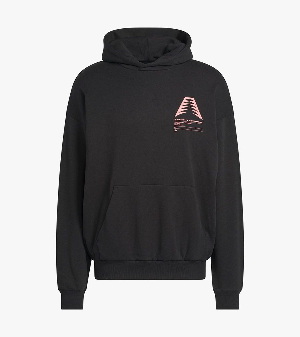 Musta ANTED GFX HOODY