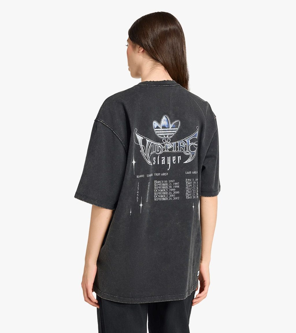 Melna BUFFY TEE OS