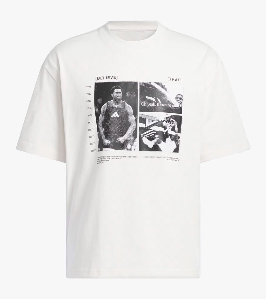 Valkoinen ANTED GFX TEE 2