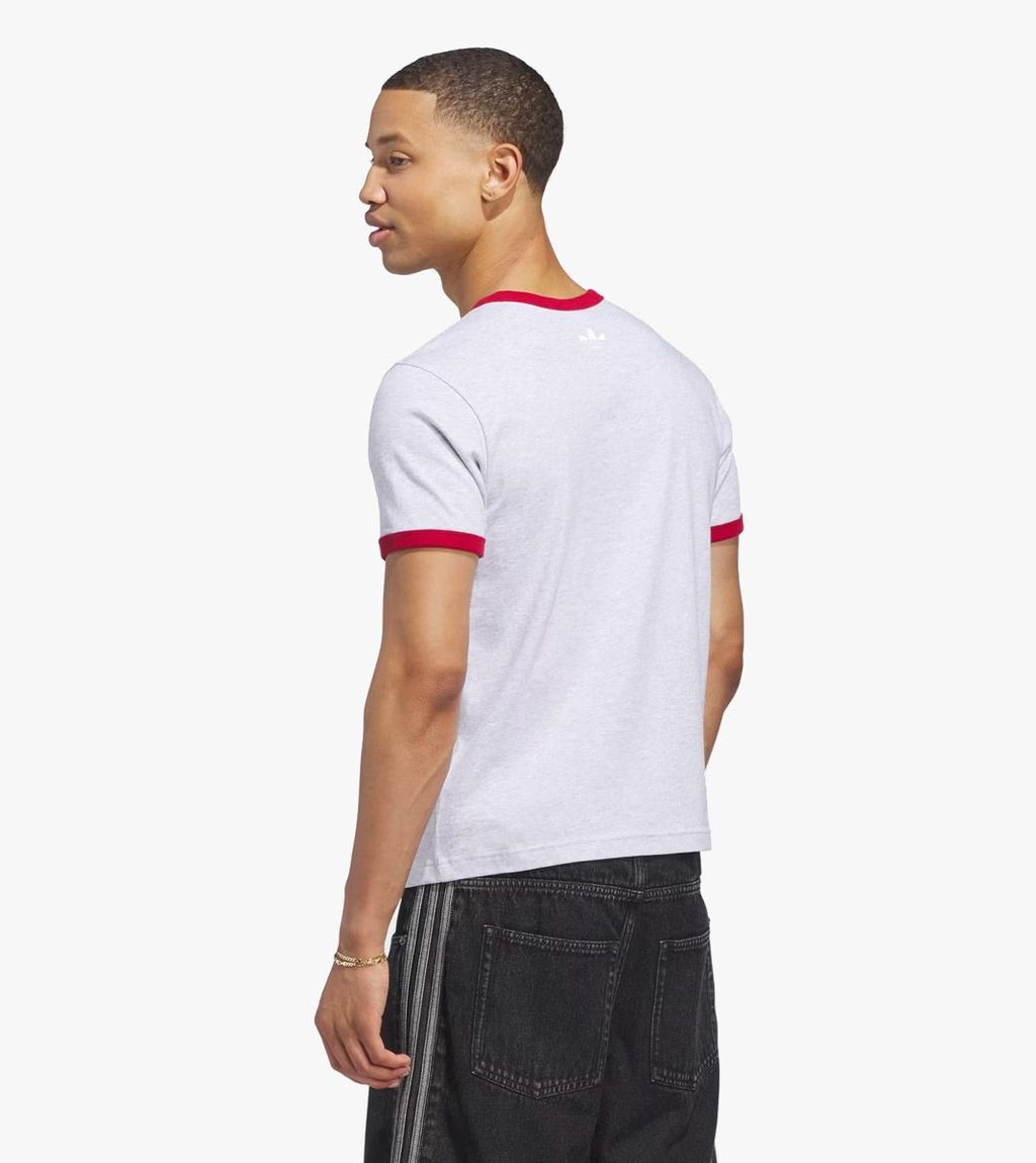 Grey RINGER TEE