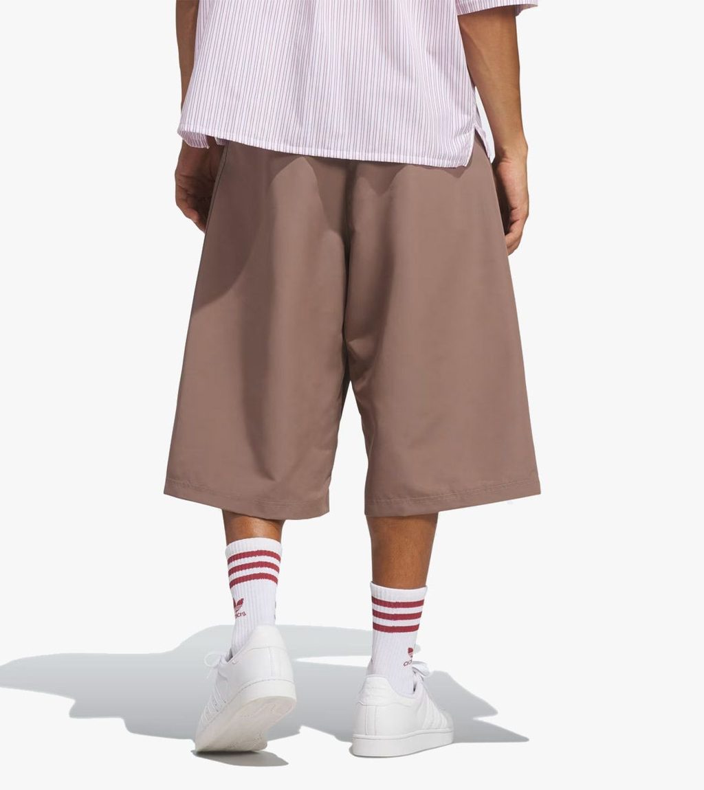 Brown WOVEN SHORT