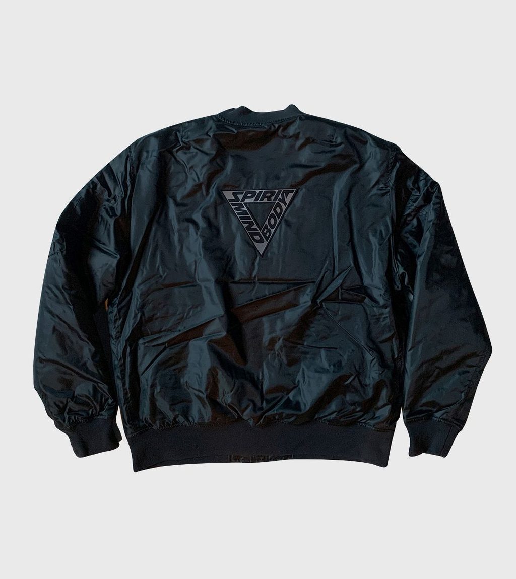 Svart Hnmky bomber jacket black