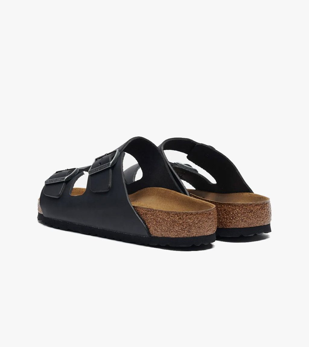 Melna ARIZONA SOFT FOOTBED WAXY LEATHER