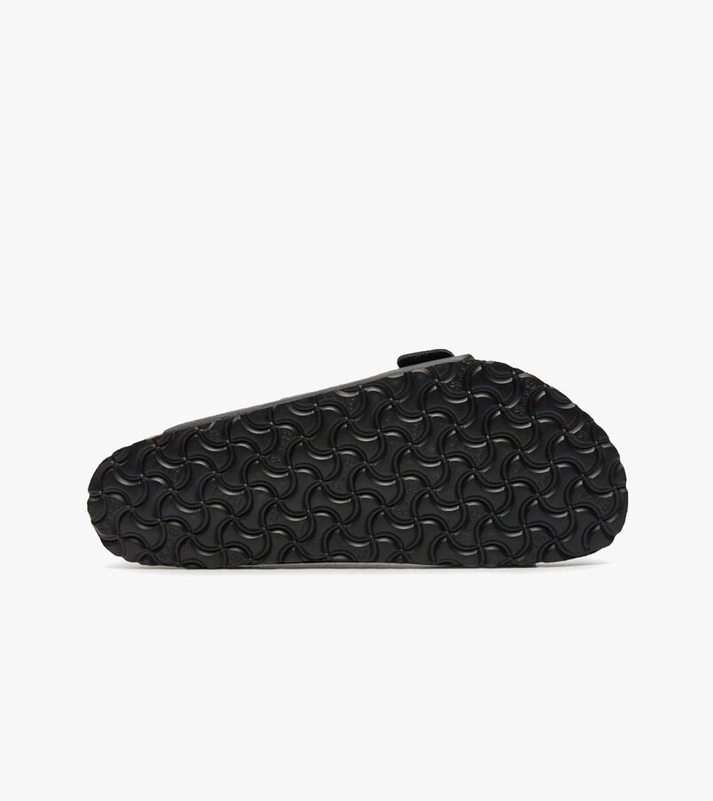 Melna ARIZONA SOFT FOOTBED WAXY LEATHER