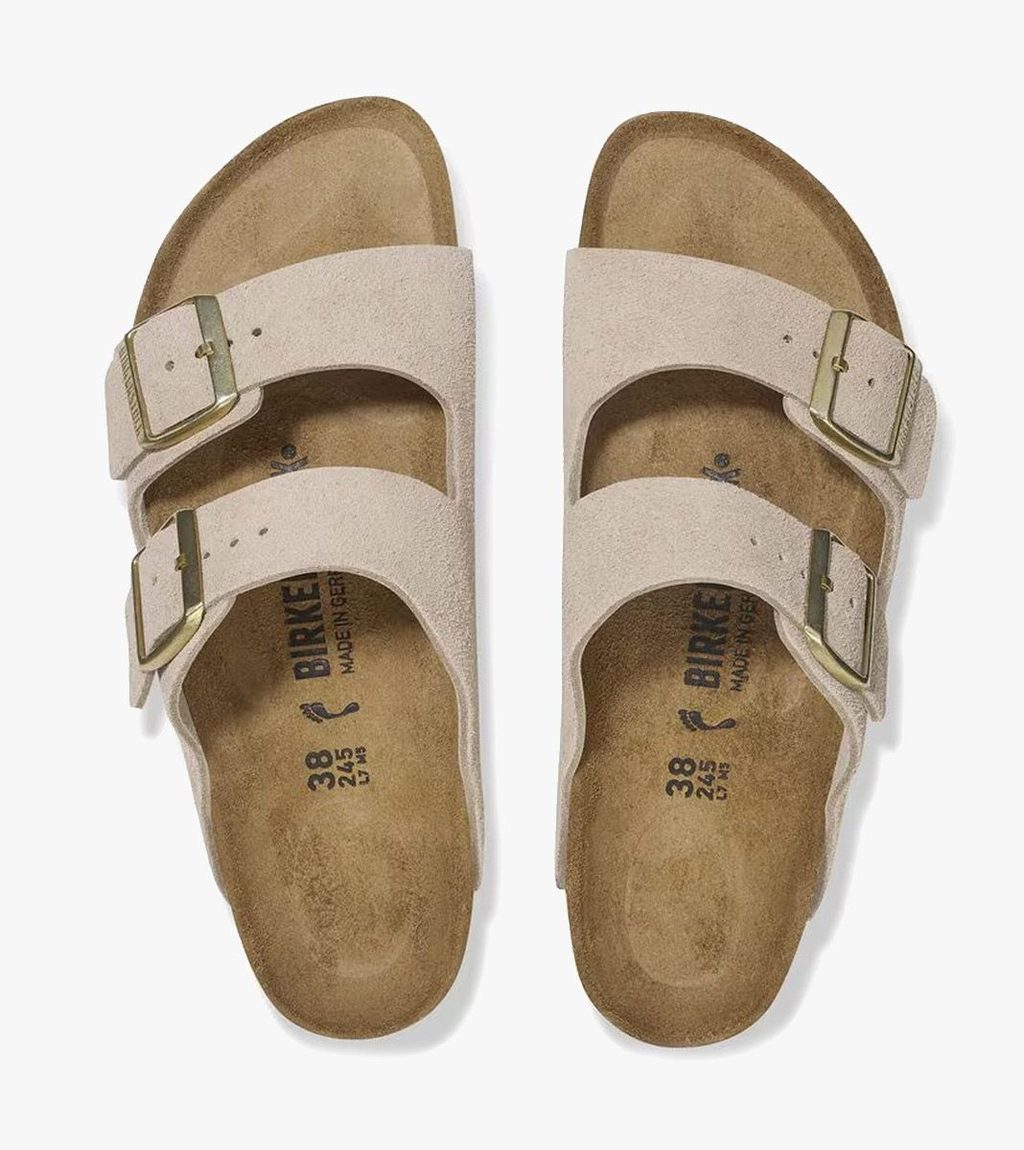 Smėlinė Arizona suede leather