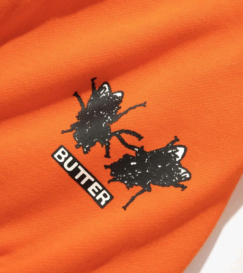 Orange AGAIN ZIP-THRU HOOD