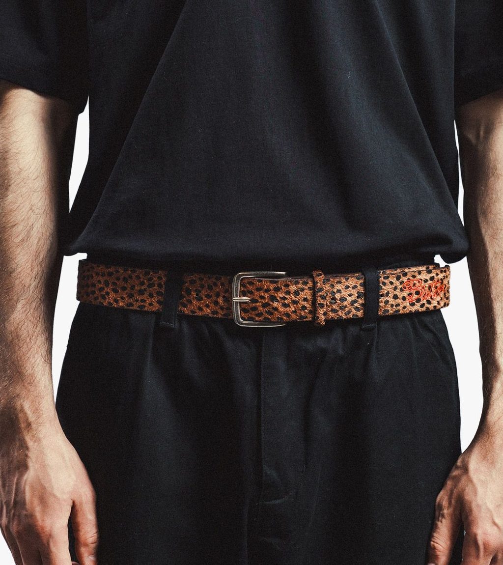 Brūna ANIMAL HIDE BELT