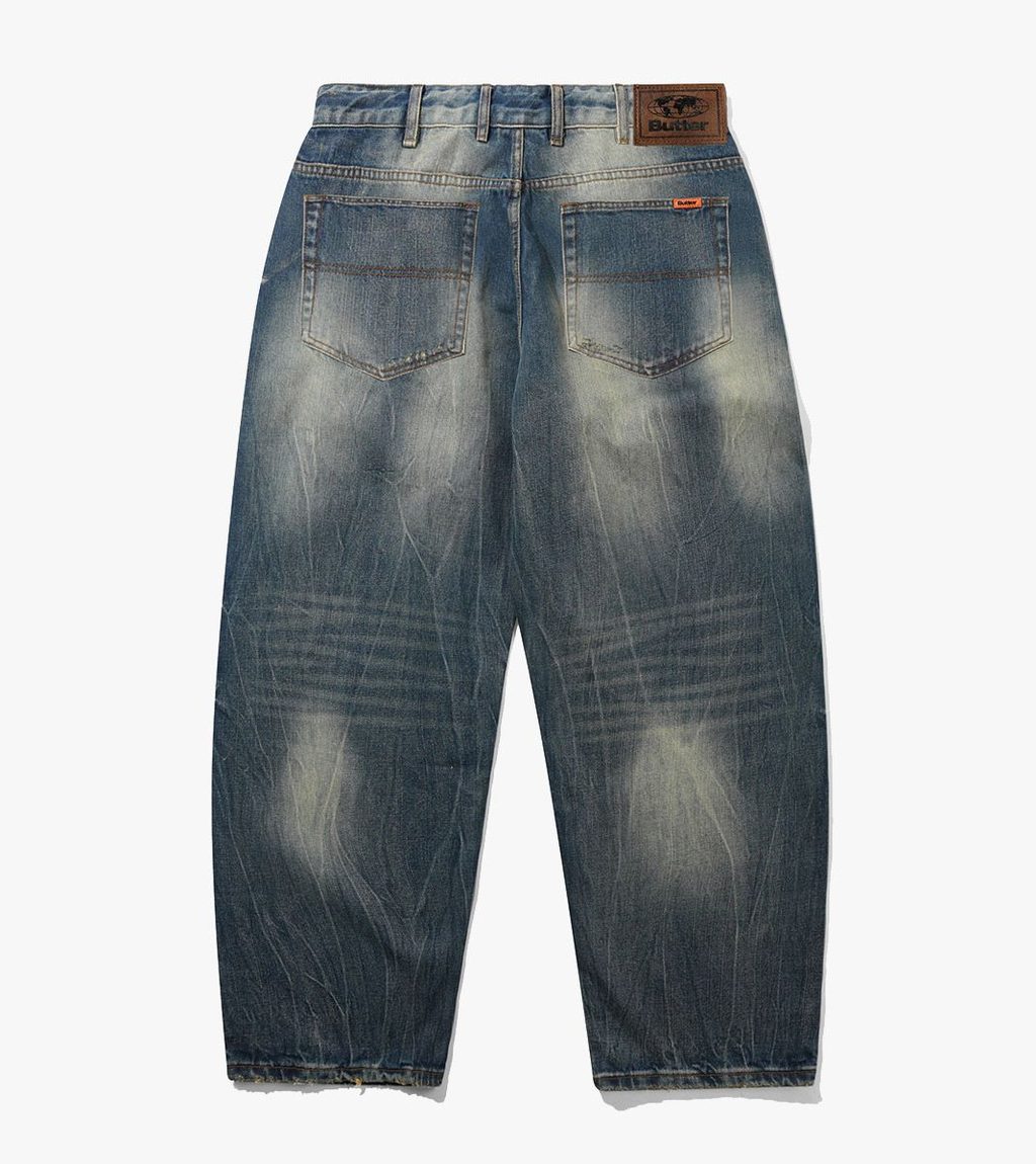 Blått Baggy denim jeans