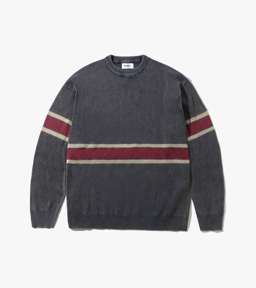 Blue BREAK KNIT SWEATER