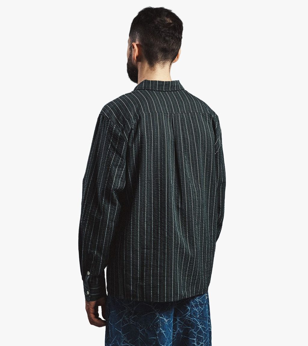 Vihreä SEERSUCKER SHIRT