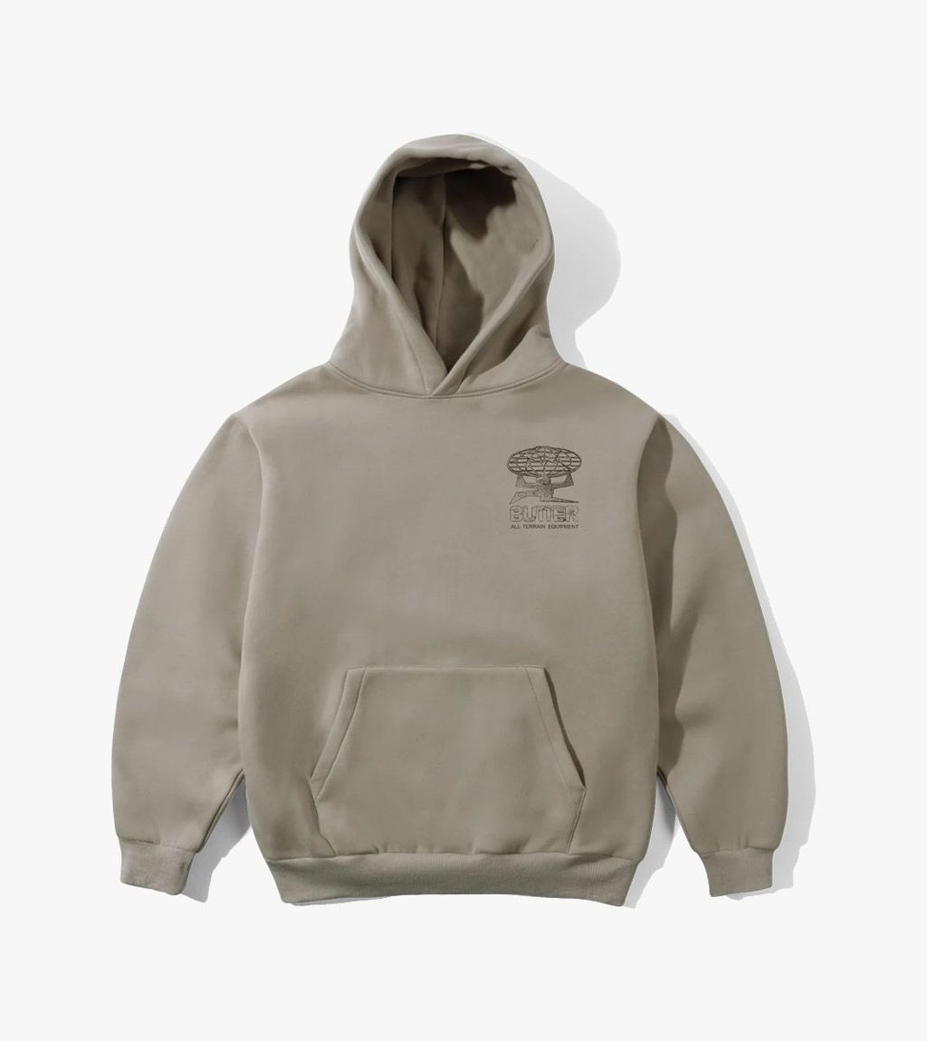 Pilka Terrain pullover hood