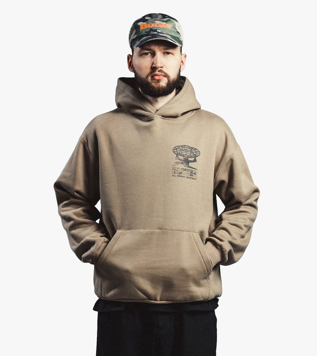 Brown TERRAIN PULLOVER HOOD
