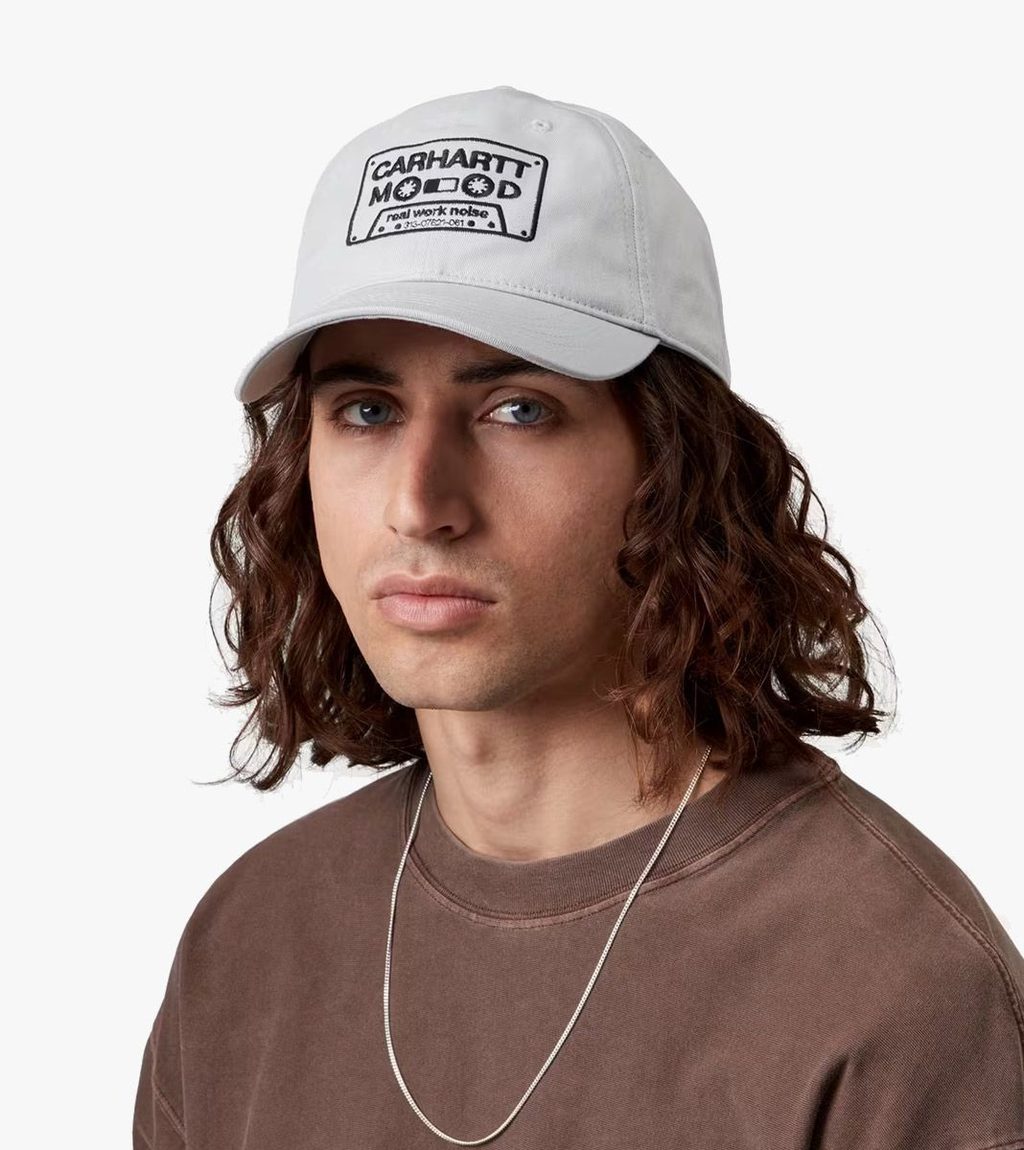 Grey BUMPER STICKER CAP