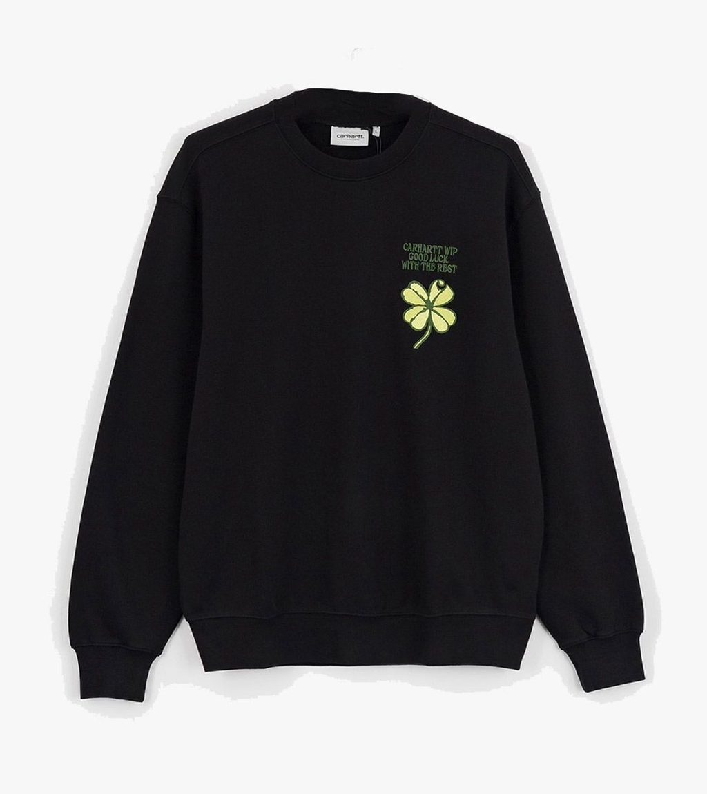 Svart Clover sweat