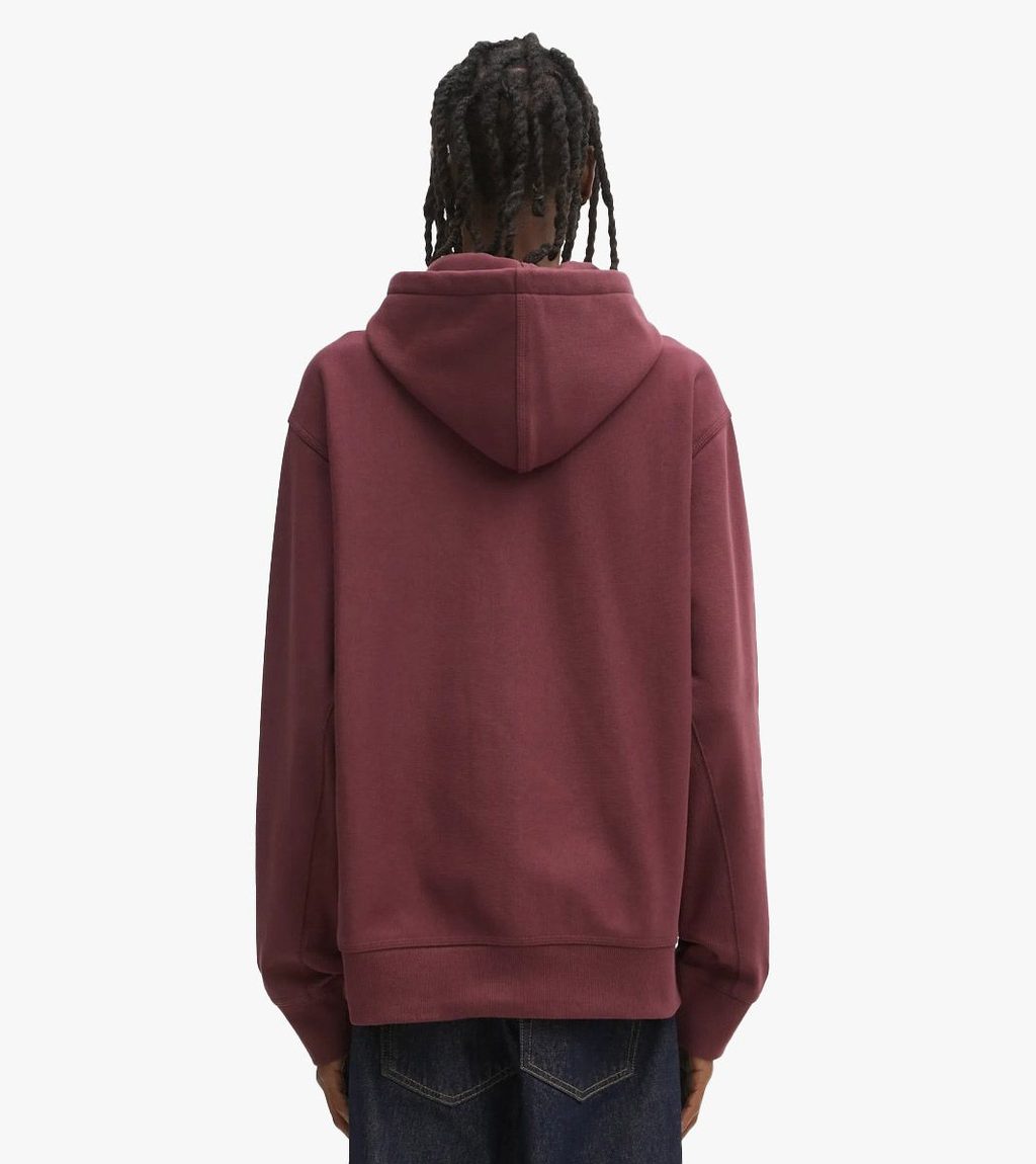 Punainen HOODED AMERICAN SCRIPT SWEAT