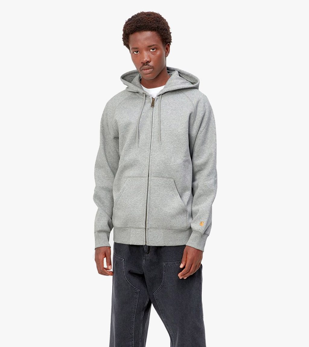 Grått Hooded chase jacket