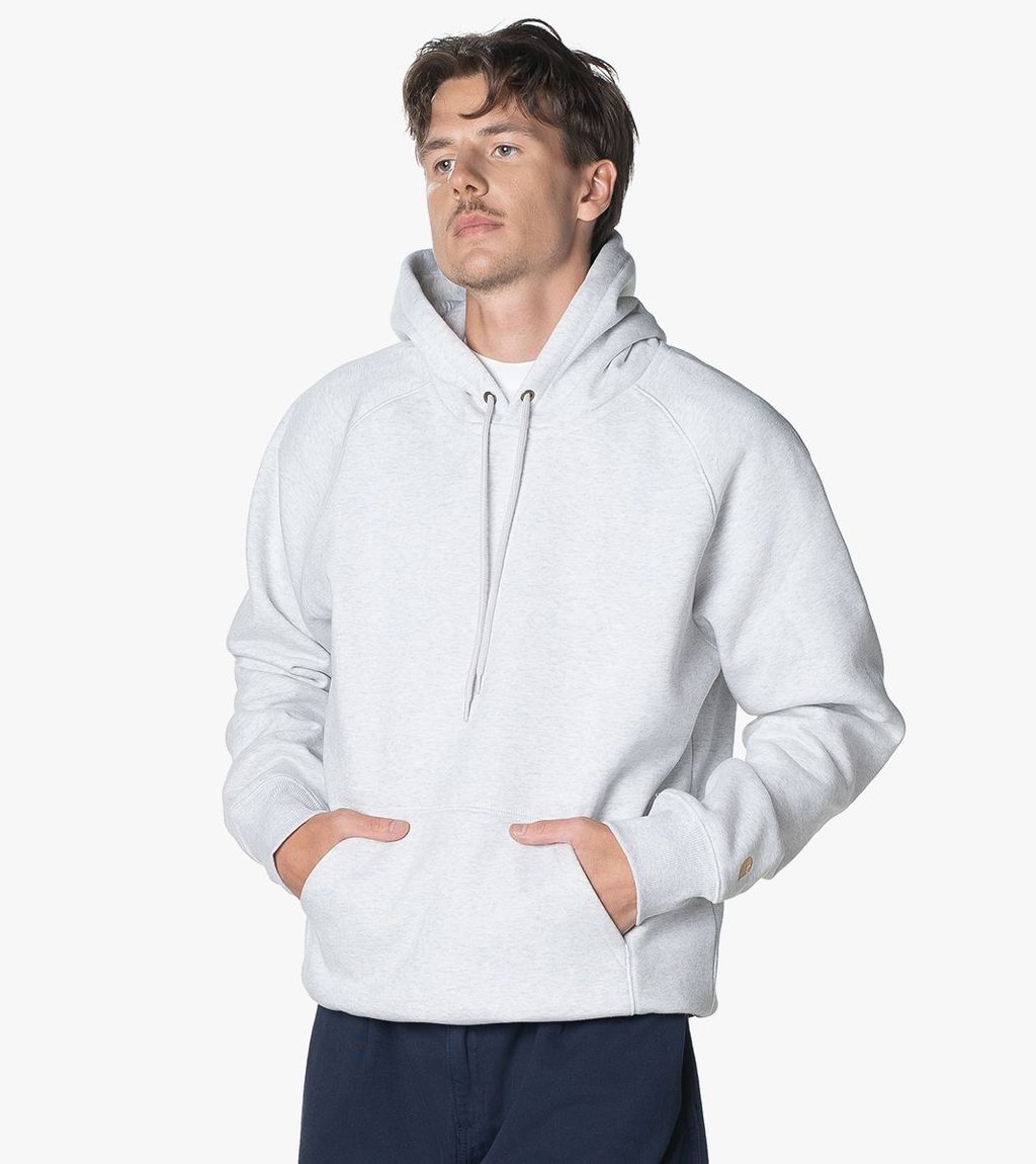 Pilka Hooded chase sweat