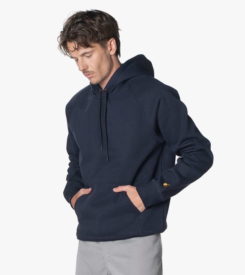 Mėlyna Hooded chase sweat