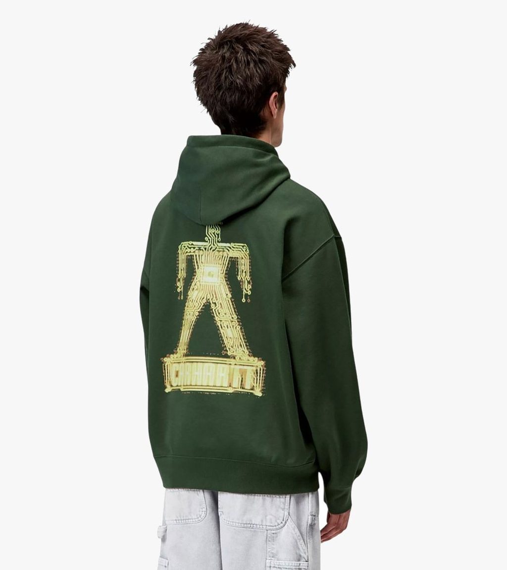 Green HOODED ELECTRIC BOOGIE SWEAT