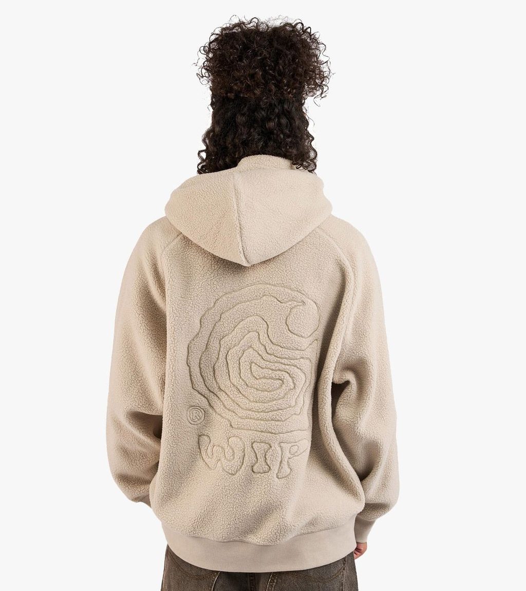 Beež Hooded helix sweat