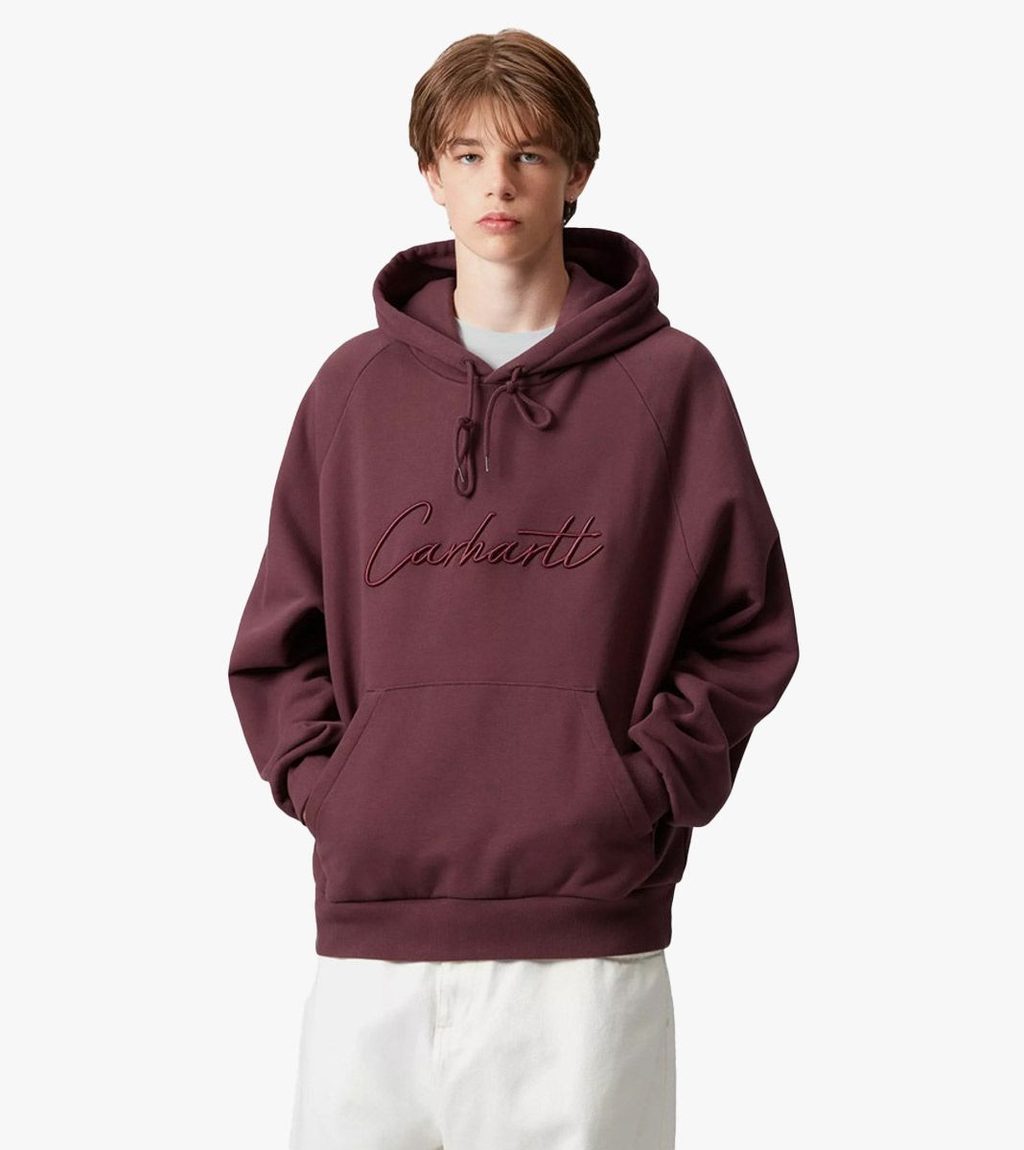 Sarkans HOODED RAY SWEAT