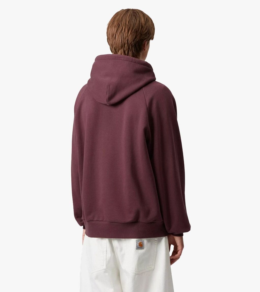Sarkans HOODED RAY SWEAT