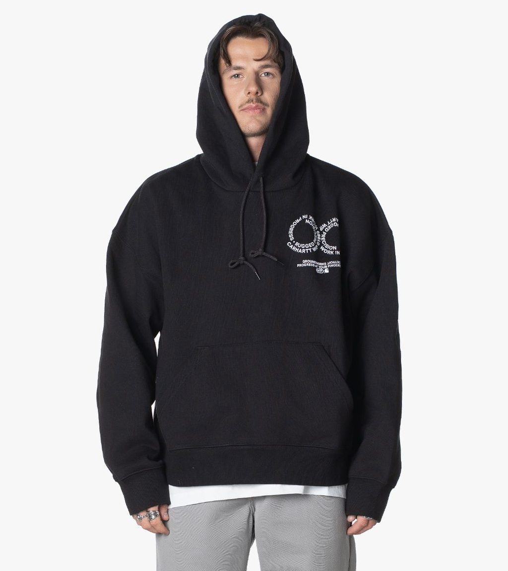 Juoda Hooded rotation sweat