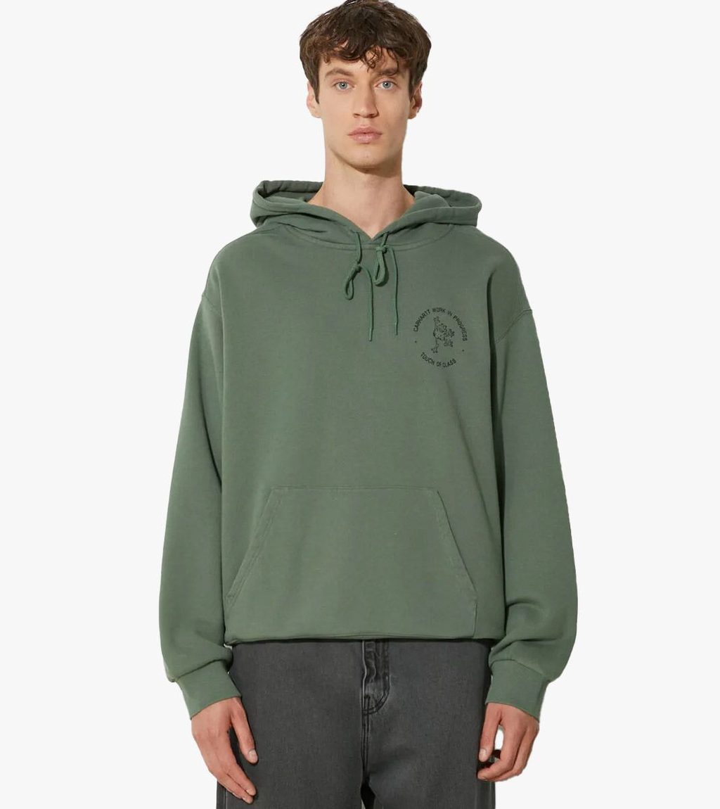Vihreä HOODED STAMP SWEAT
