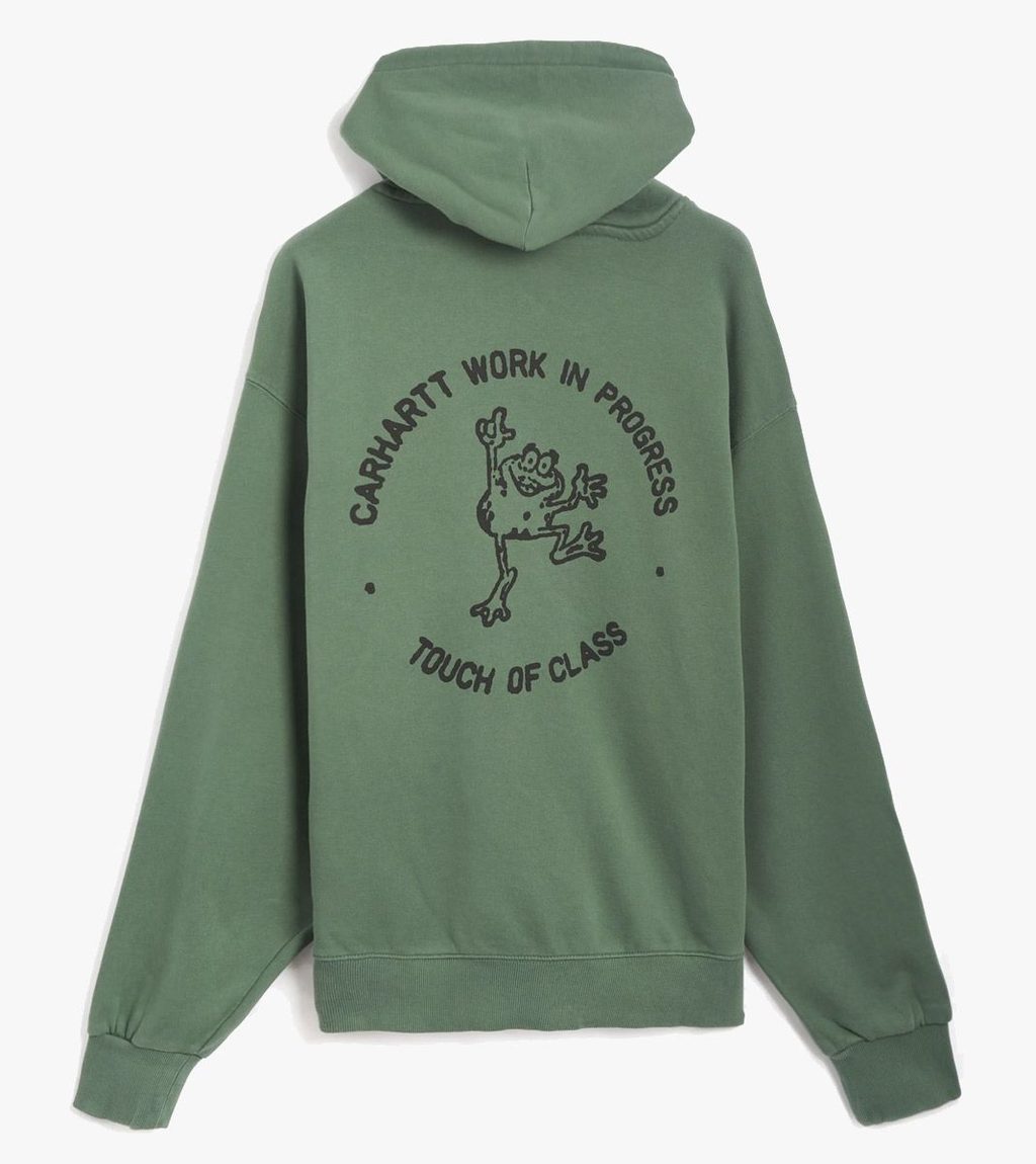 Vihreä HOODED STAMP SWEAT