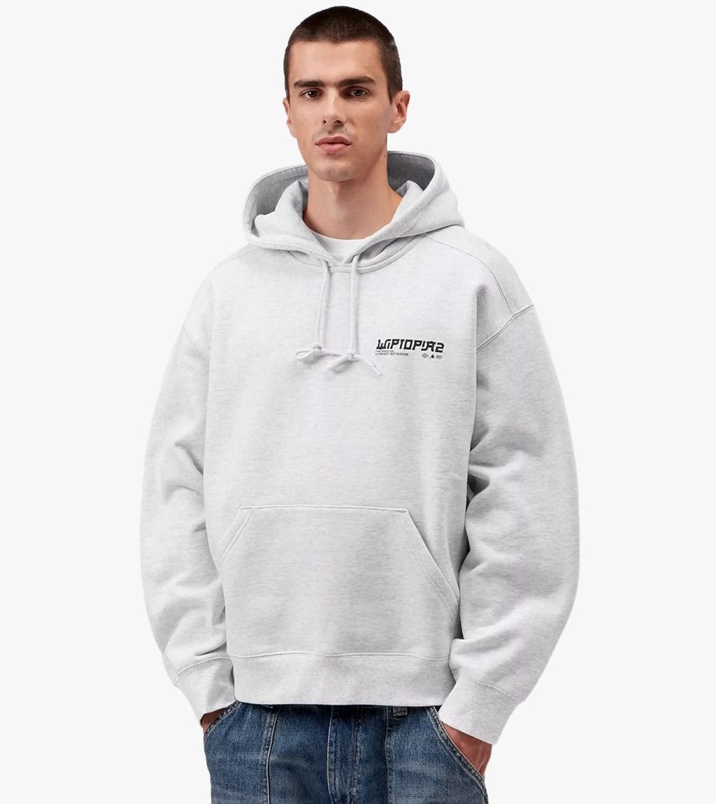 Grey HOODED WIPTOPIA II SWEAT
