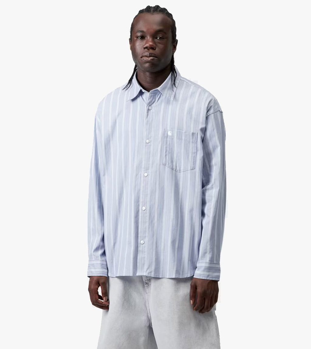 Sinine L/s beale shirt