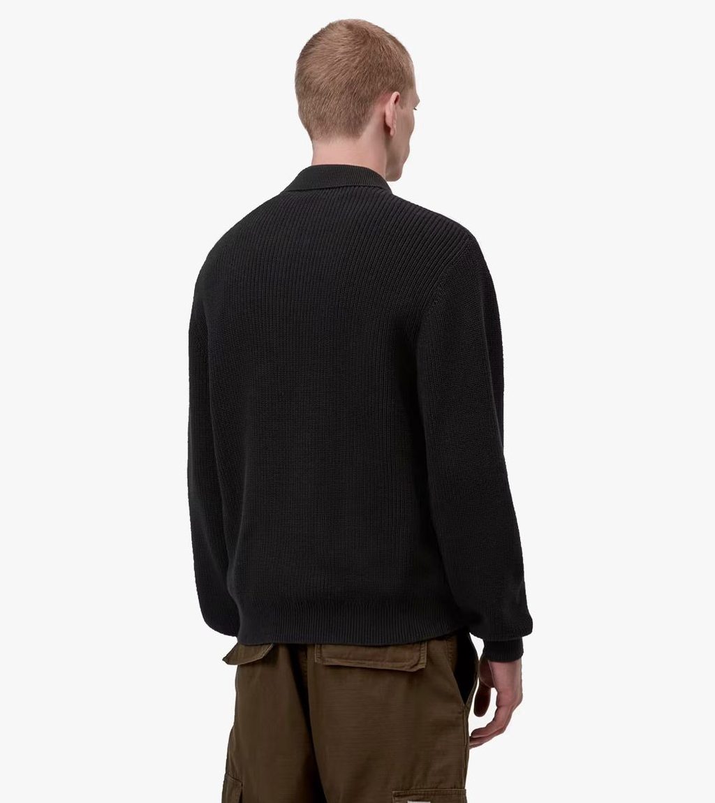 Juoda L/s miles polo