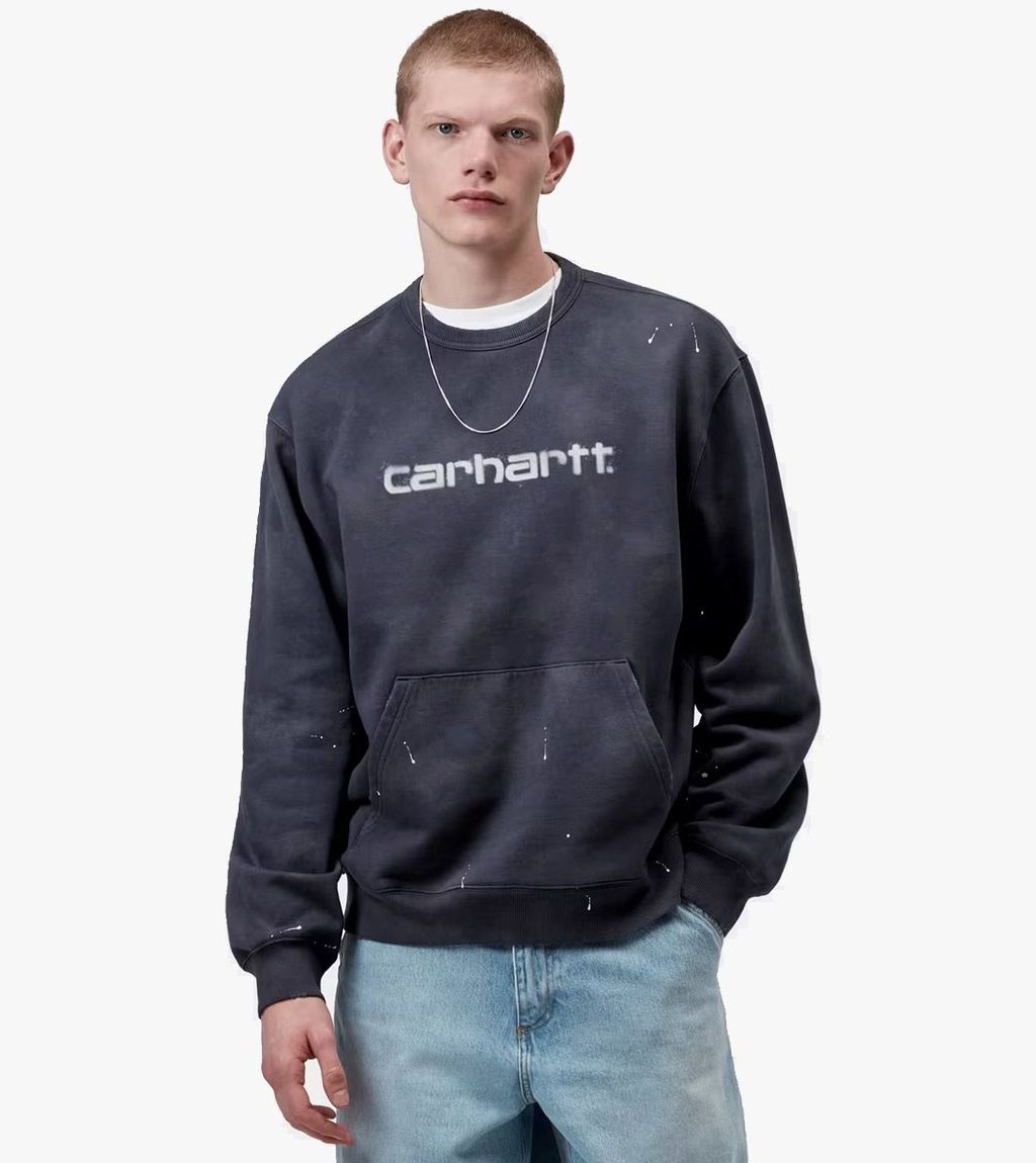 Mėlyna Painter sweat