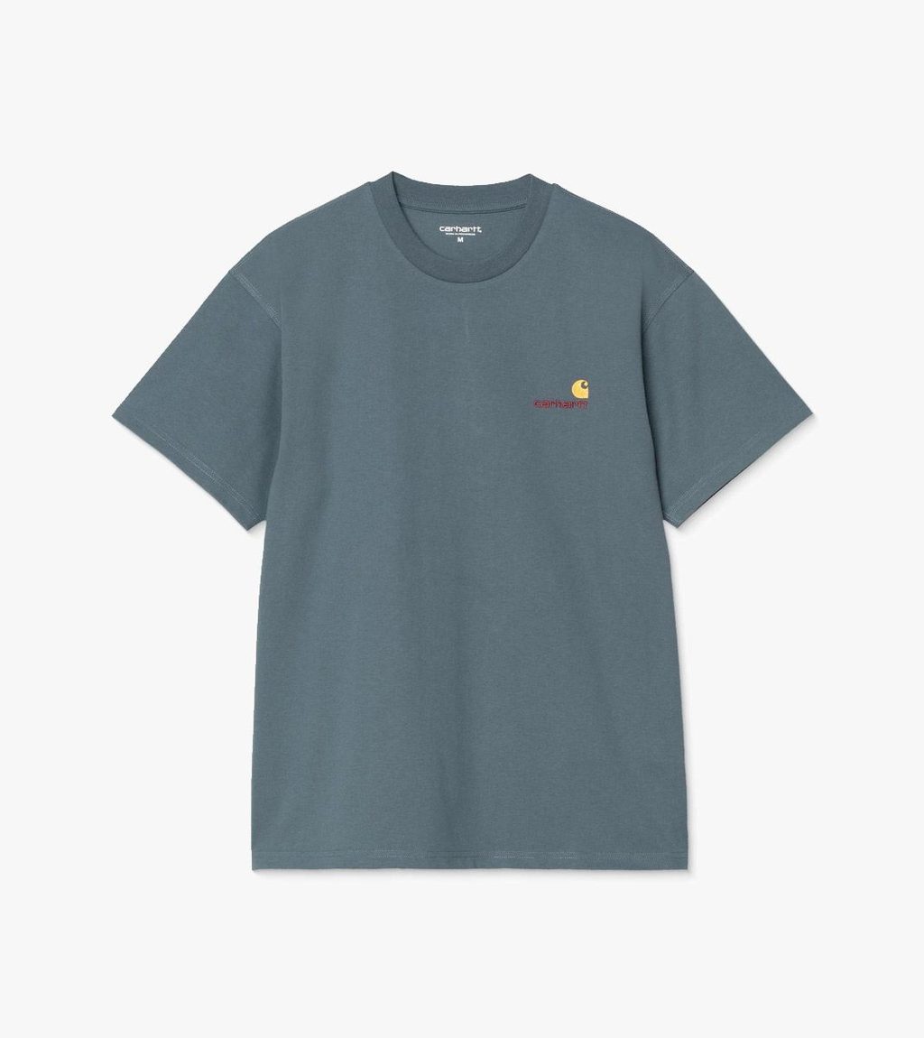 Mėlyna S/s american script t-shirt