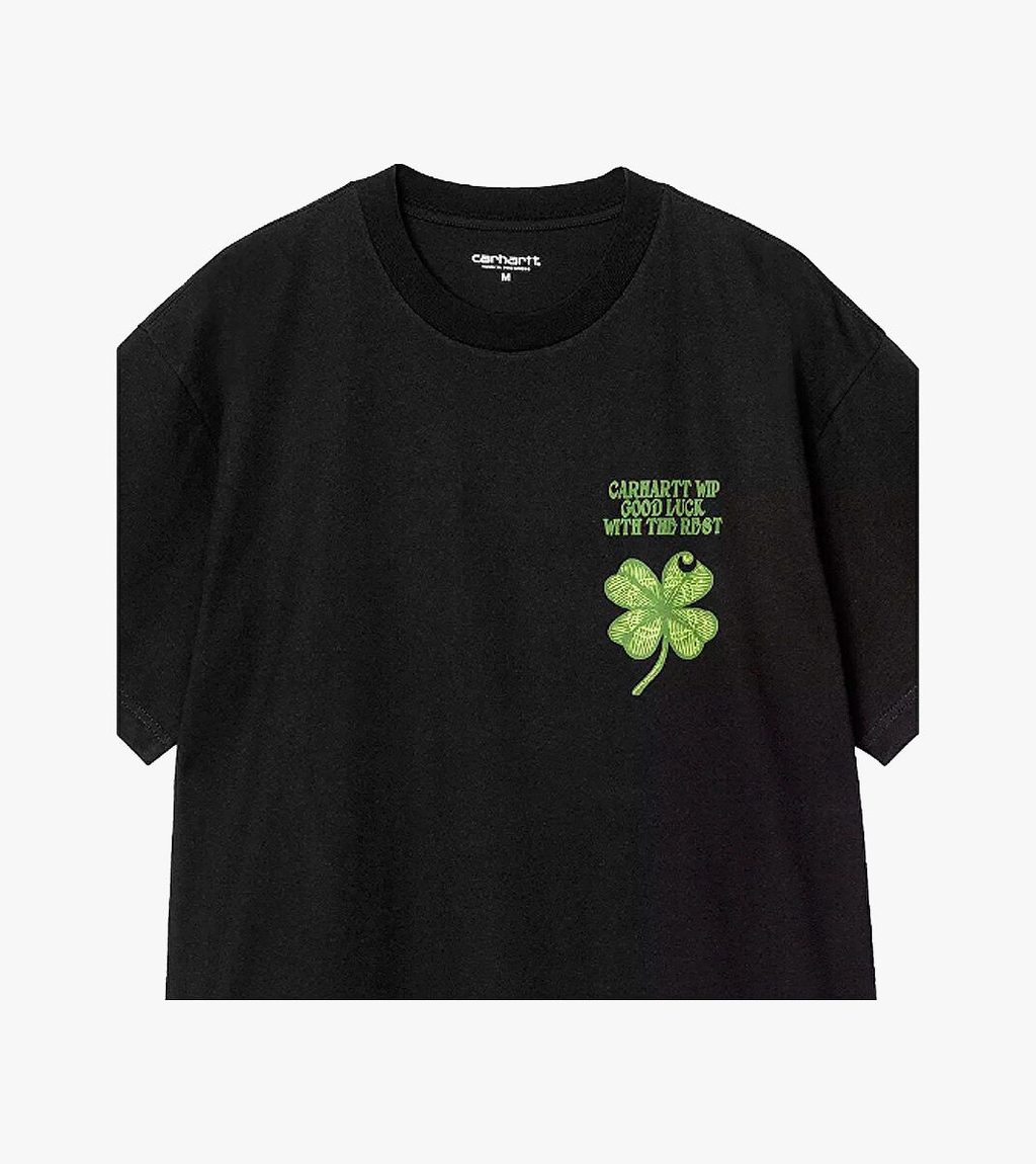 Svart S/s clover t-shirt