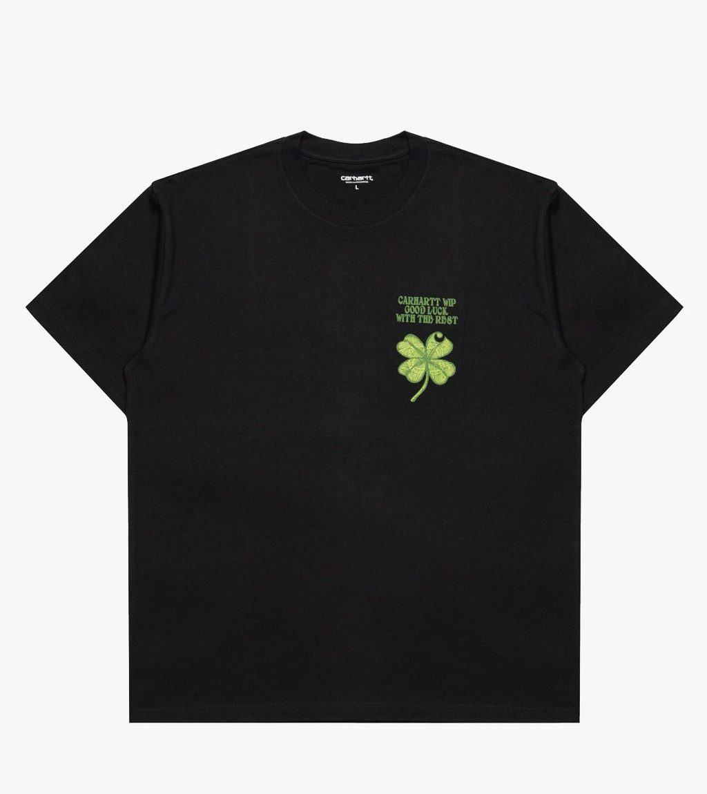 Svart S/s clover t-shirt
